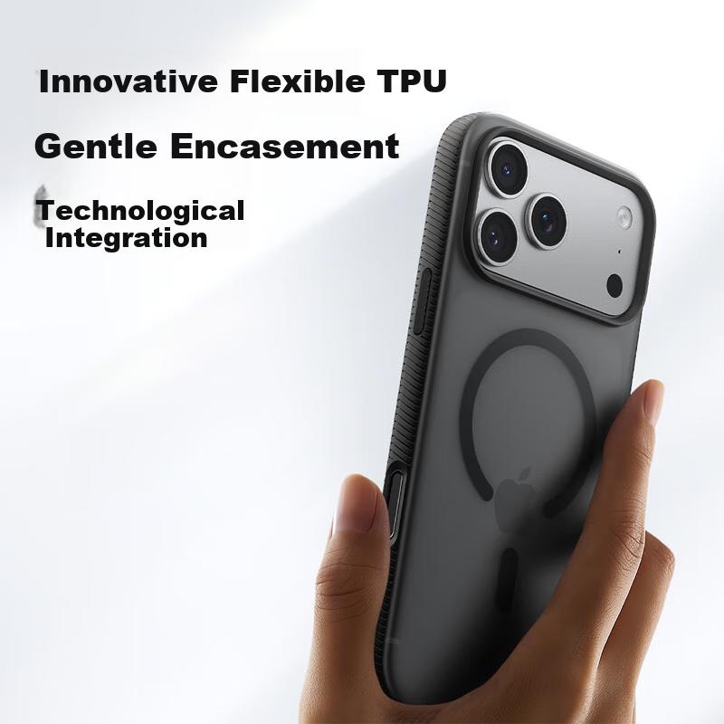 BELKIN Case for Apple IPhone 17 Pro, Full Coverage Magnetic Phone Case, Green Semi-Transparent Protective Cover