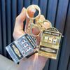 Mini Casino Game Console Keychain Portable Plastic Key Chain Fun Gift for Gamers
