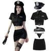 Полицейский Сексуальный Морской Хэллоуин Женский Полицейский Один Размер Подходит Экстрим Фотография Набор из 5 [Formemory] Косплей, Женский, Косплей, Полицейский, Стиль, Женский