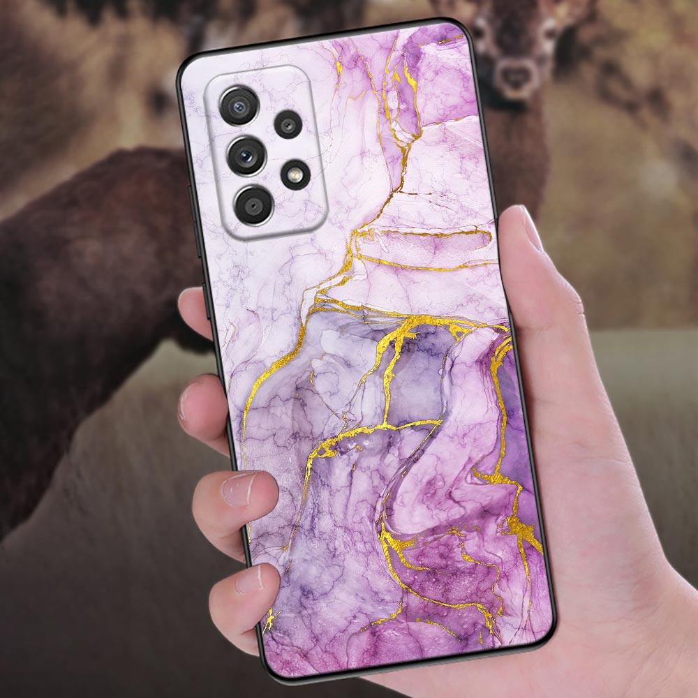 Акварельный абстрактный мраморный узор Чехол для телефона для Samsung Galaxy A57 A56 A37 A55 A36 A26 A54 A52 A35 A34 A17 A16 A15 A07 Чехол