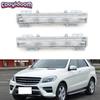 Для 2012-15 Mercedes-Benz W166 Светодиодная передняя дневная ходовая фара ДХО Противотуманная фара Левая и Правая