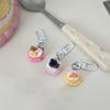Cute Car Keyring Cartoon Party Gift Jewelry Simple Cake Pendant Keychain  Boudoir