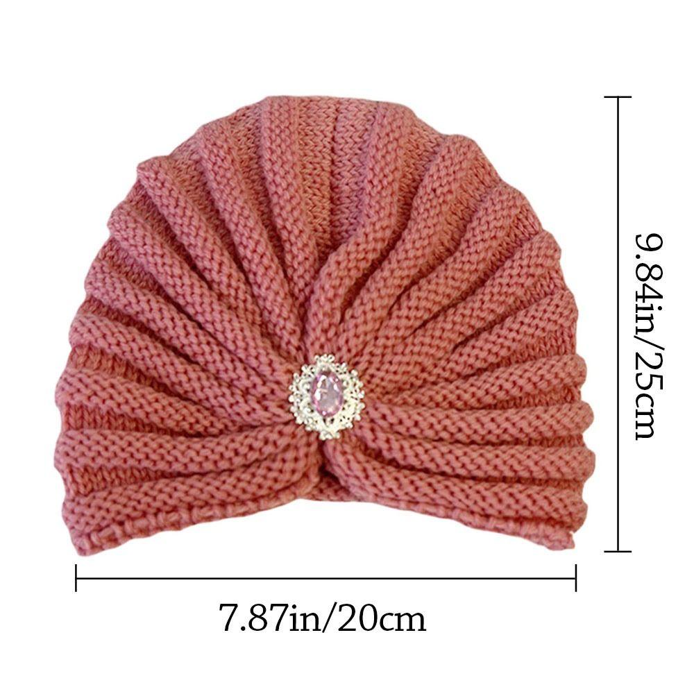 Thick Bohemia Turban Winter Warm Turban Cap Fashion Hijab Caps for Women