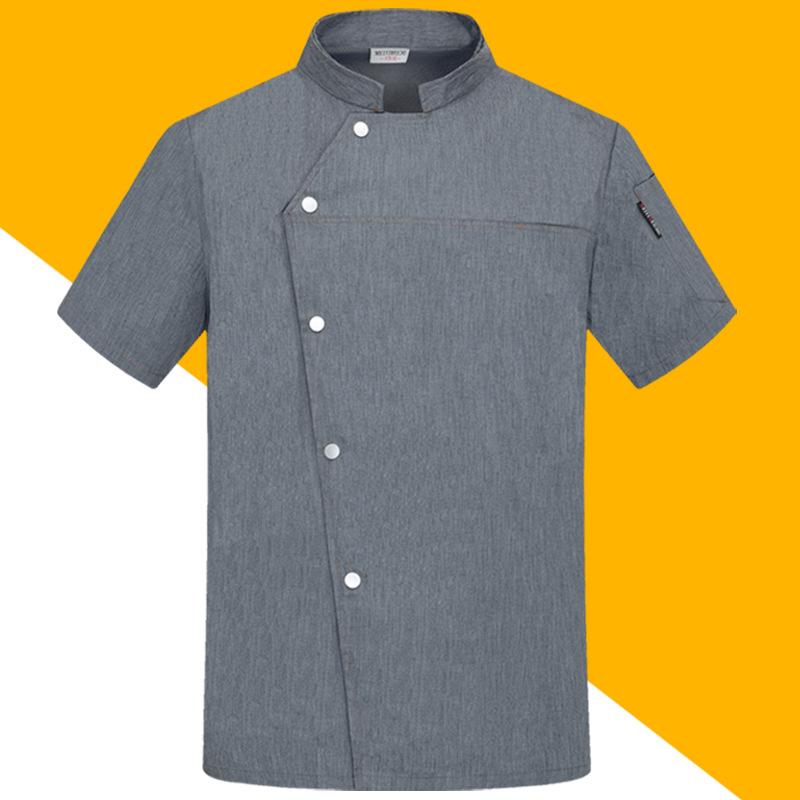 Кухня Куртка шеф-повара Униформа Одежда для повара с короткими рукавами Услуги общественного питания сюртуки Рабочая одежда