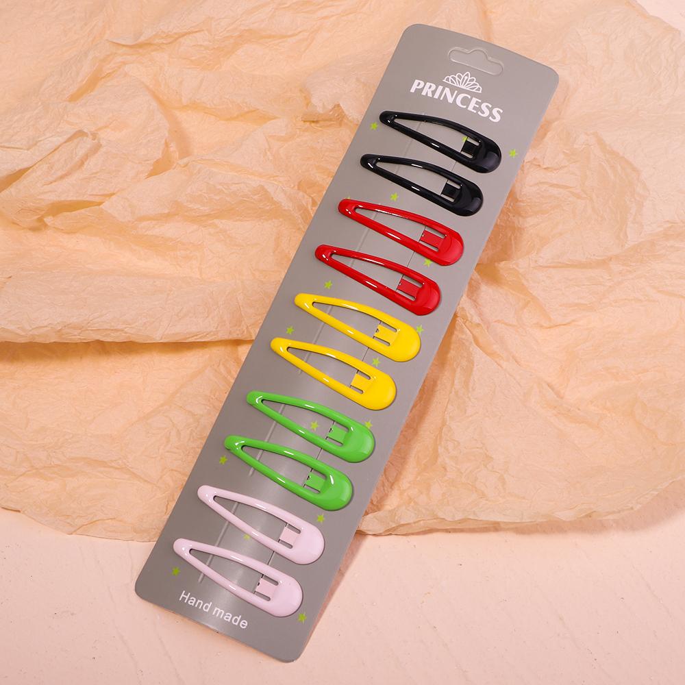 10 шт./набор Милые конфетные цвета Капающие заколки для волос BB-клипсы для девочек Детей Заколка для волос Заколка Аксессуары Женщины Дети Зажим для волос Головной убор