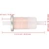 2 шт. Топливный фильтр 49019-1055 49019-0032 Совместим с Kawasaki Mule Мотоцикл Квадроцикл 610 600 2510 3010 Двигатель FD501D FD501V FD590V FD611V FD620D
