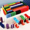 12 Colors 120 Pieces, Standard Competition Dominoes Adult Large, Children's Early Education Wooden Educational Toy