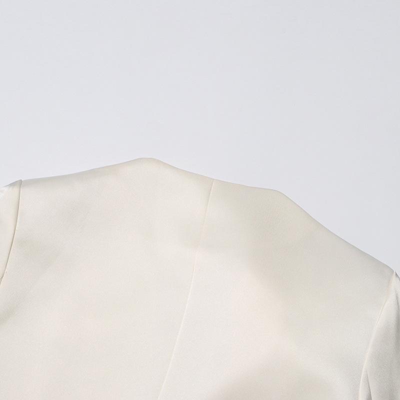 Весна 2025 Элегантная европейская и американская ветровка с V-образным вырезом и цветочным принтом