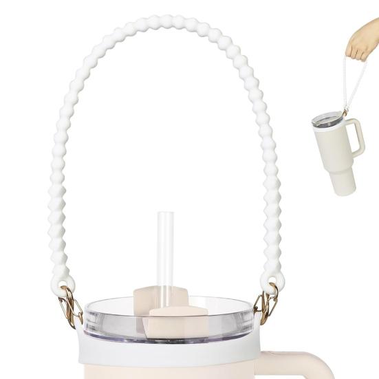 Water Bottle Lanyard Soft Retractable Water Bottle Handle Holder Lightweight Portable Plastic Travel Camping Water Cup Carrier