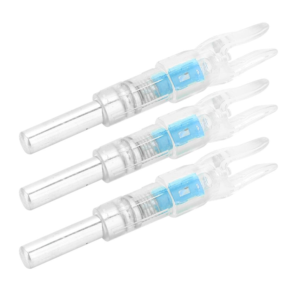 6.2mm Lightweight Arrow LED Lighted Nock with Automatic Knock Archery Arrows Accessory Blue