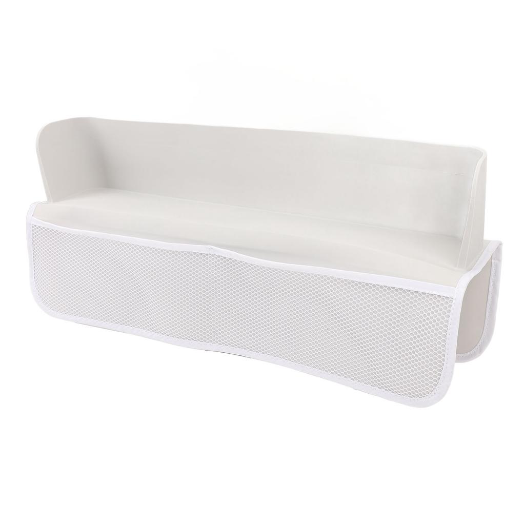 Bathtub Splash Guard with Mesh Pockets Kids Bath Tub Shelf Toy Holder Storage Fun for Toddlers