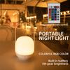 2024 New Portable Outdoor Remote Control Portable Hand Light Colorful Atmosphere Light Switch Detachable Design Tent Night Light