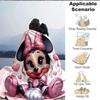 1Pc Pink Bow Mouse Love Blanket Soft And Comfortable Casual Warm Camping Travel Christmas Halloween Xmas Gift Em92413