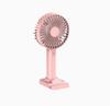 Portable Rechargeable Mini Fan with Colorful Lights, Foldable Design, and Optional Logo Printing