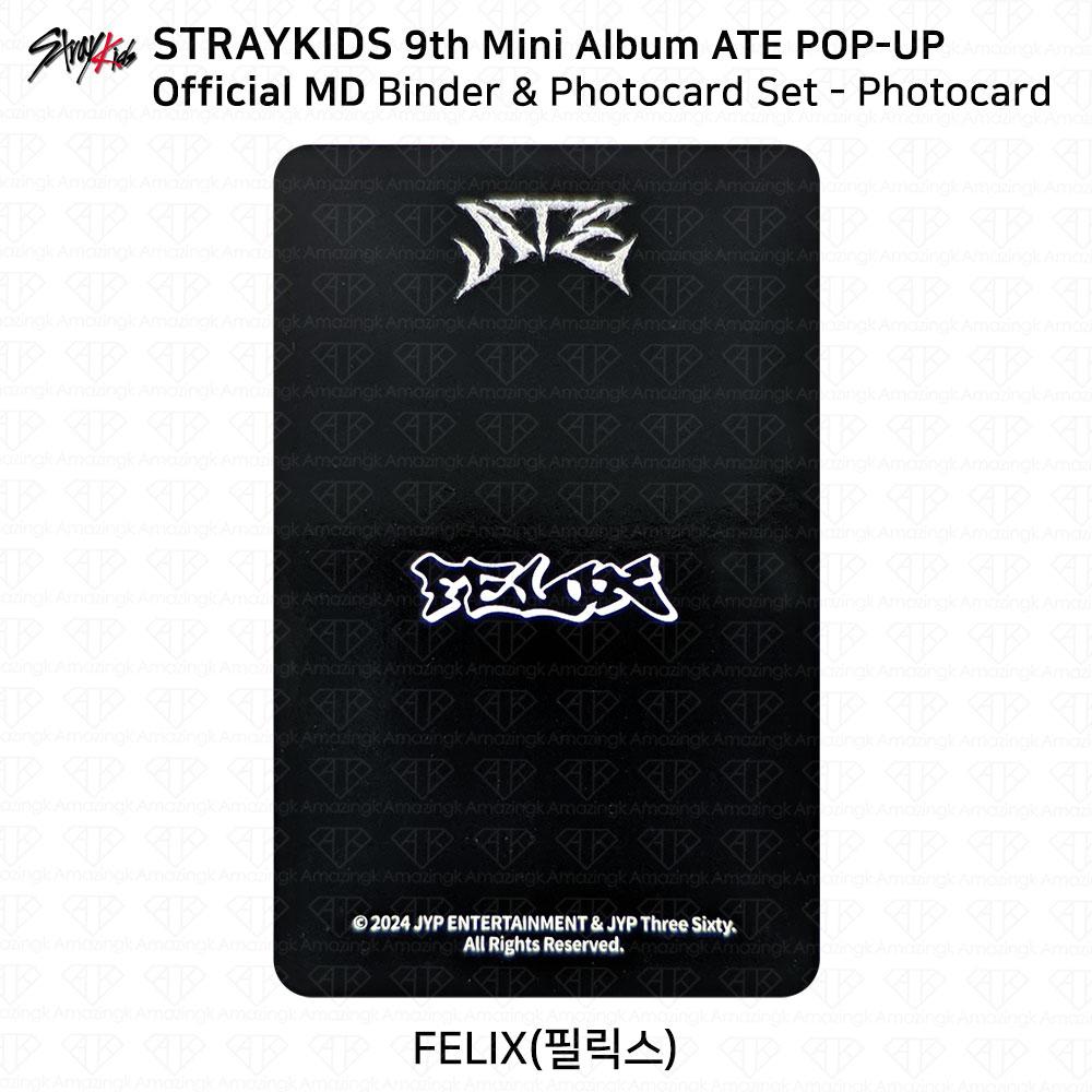 Stray Kids 9-й мини-альбом ATE POP-UP MD Binder Photocard KPOP