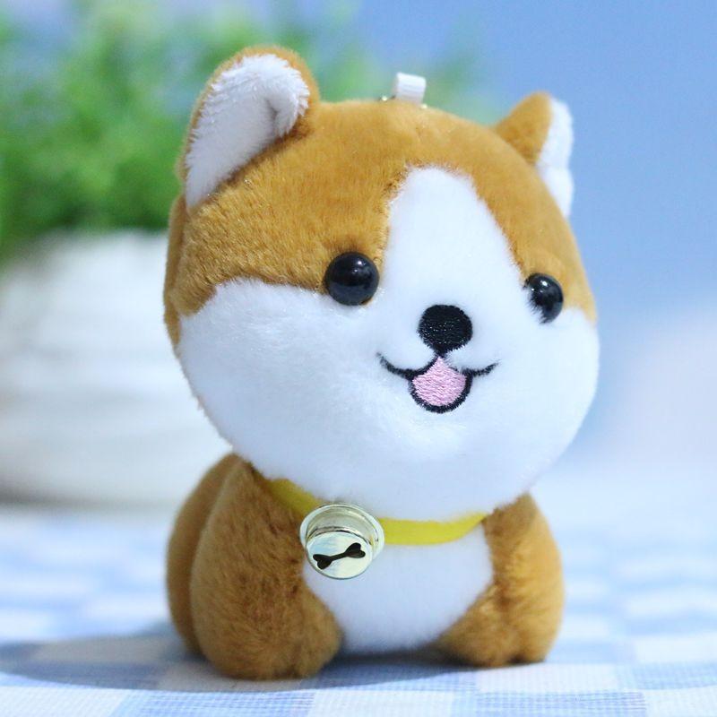 Soft Fluffy Dog Plush Toy Pendant Keychain Perfect For Weddings And Cute Decor