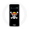 Case - Luffy's Flag One Piece - Samsung Galaxy S10 Edge - Flexible - Black - Unisex