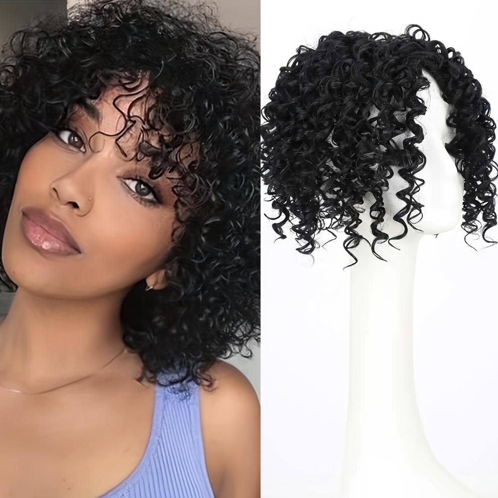 Hair Extension Short Afro Kinky Curly Hair Toppers Thinning Hair Topper Increase Hair Volume