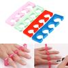 2 Pcs Silicone Soft Toe Separator Finger Spacer for Manicure Pedicure Nail Tool