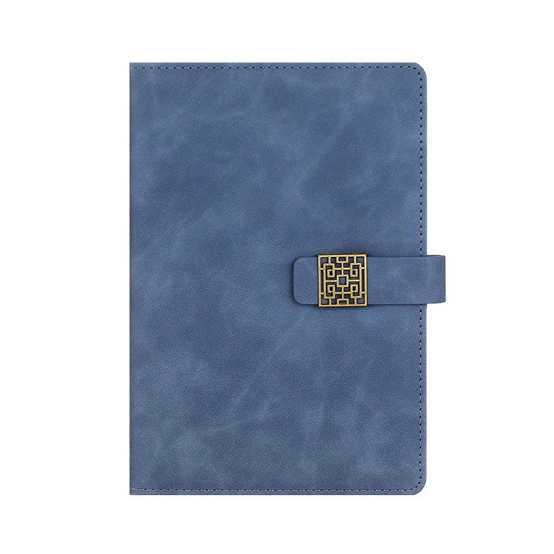 Customizable Imitation Leather Laptop Notebook Logo Printing High Quality Business Office Gift Box Set Wireless Glue Binding for