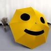 1pc Expression Fashionable Automatic Opening/Closing Folding Umbrella with 8 Bones, Windproof Portable, Daily Use023