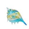 Glass Conch Figurine Creative Sculpture Unique Desktop Decoration, Art Ornament Modern Statue for