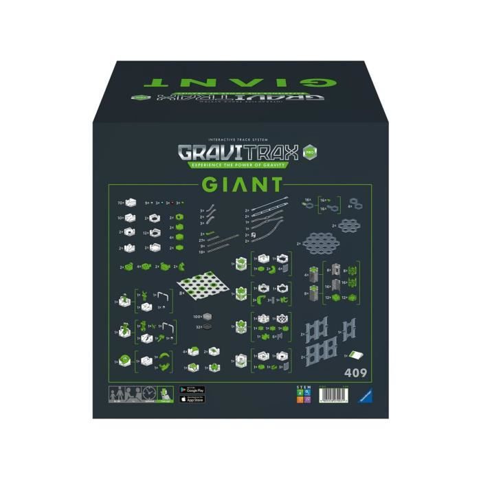 Jeu de construction - RAVENSBURGER - GraviTrax PRO Starter Set XXL - Mixte - Enfant - Gris - A monter soi-même