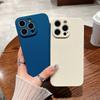 Liquid Silicone Shockproof Matte Case For iPhone 16E 16 Pro Max 15 Plus 14 Pro 13 12 11 Pure Color Slim Soft Anti-Fall Phone Cover