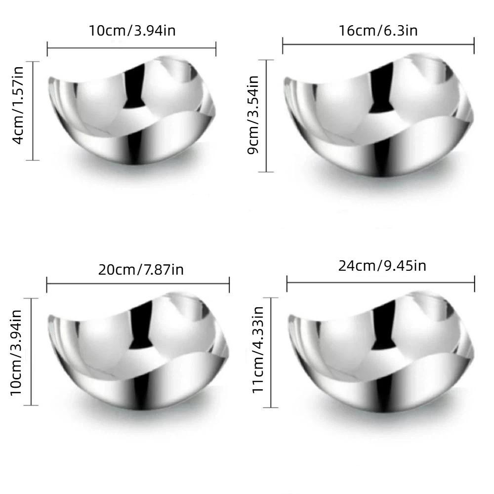 INS Salad Fruit Plate Triangular Table Plate Creative Petals Serving Bowl Home Decor