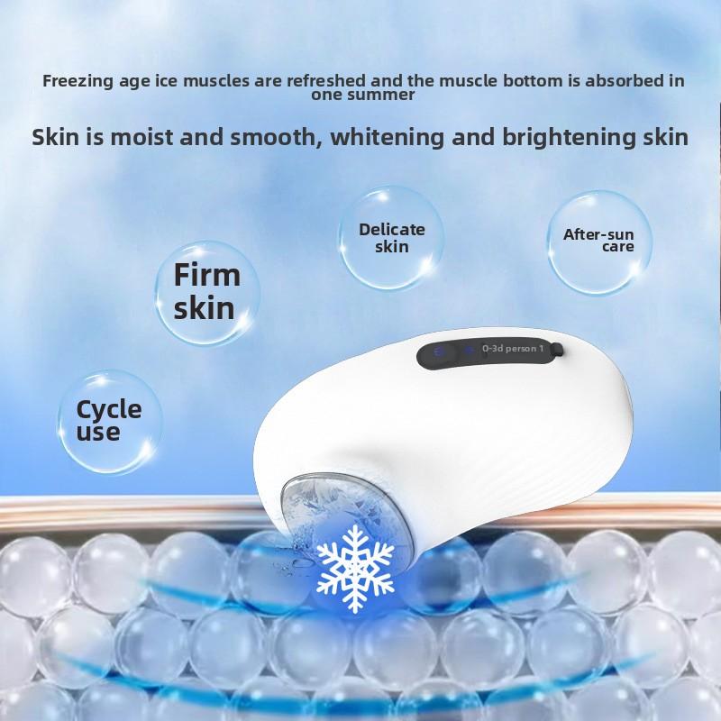 Новый прибор для горячей и холодной красоты, прибор для охлаждения и нагревания лица, прибор для введения в обиход ледяного компресса для лица