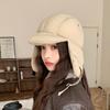 Women Autumn Winter Warm Thicken Ear Protector Hat Cold Outdoor Windproof Bomber Cap Sweet Cute Lei Feng Hats
