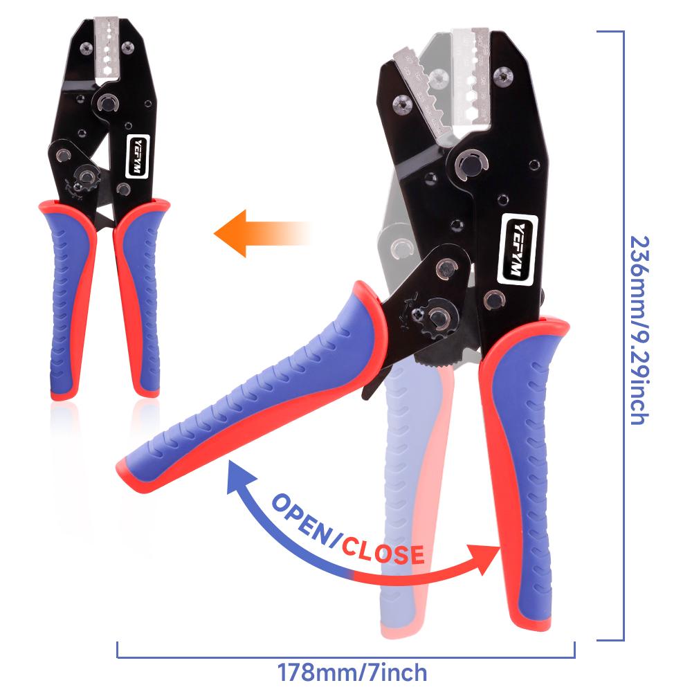 Coaxial Wire Cable Optical Brazing BNC Surveillance Video Terminal Crimping Pliers Hand-Powered Hexagonal Pliers Options