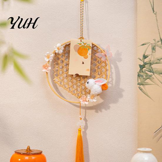 Easy Assembly Lantern Set Chinese New Year DIY Bamboo Woven Making Kit for Kids Creative Gift Children Adults, Traditional Decorative Hanging