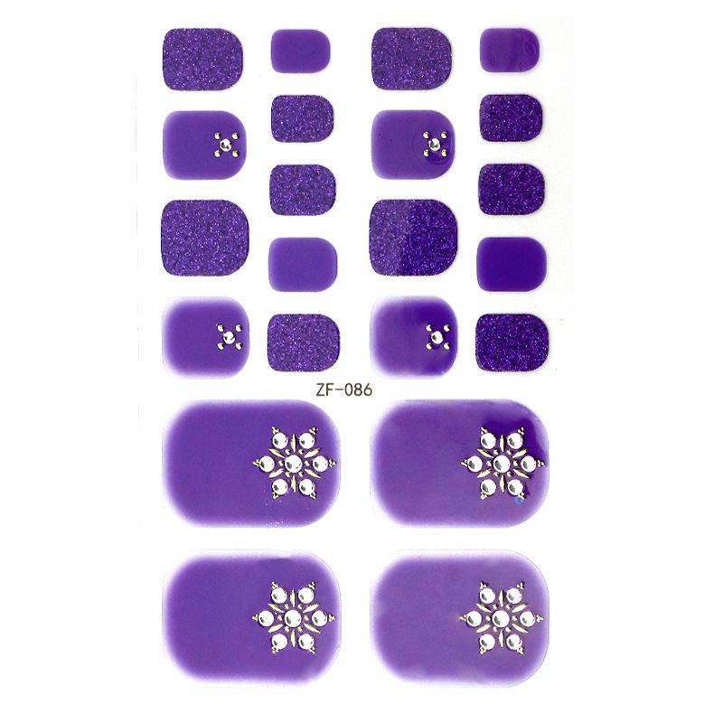 Наклейки на ногти с 3D-ромбовидным узором: Водостойкий, долговечный, отбеливающий для ног