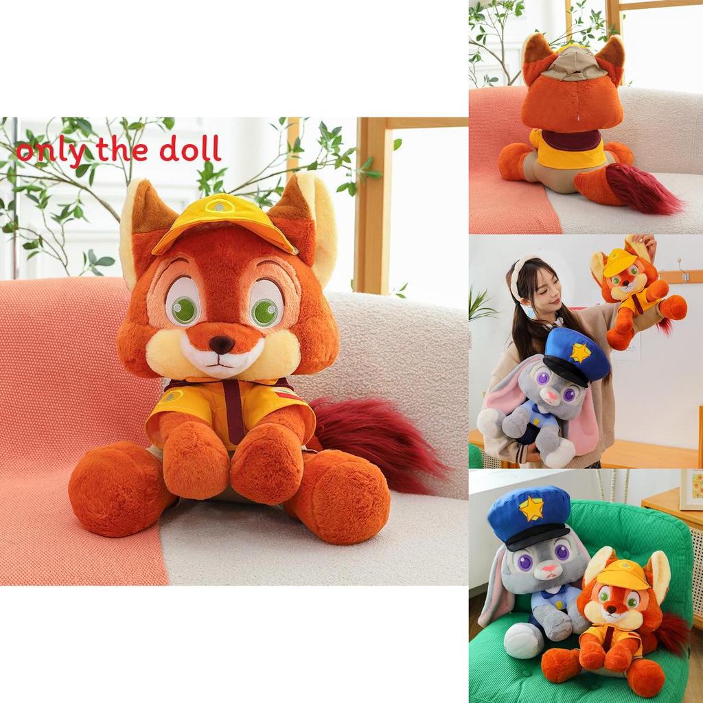 Плюшевая игрушка животное Джуди Ник Зверополис Мягкая подушка для детей и девочек