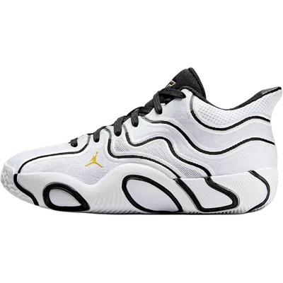 Air Tatum 3 GS Tunnel Walk Детские кроссовки Белый Черный Металлик-Золотой IB8151-100