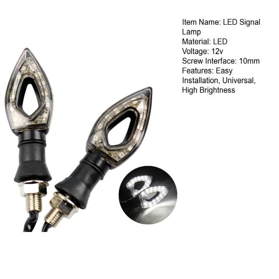 Светодиодный сигнальный светильник в форме сердца, модификация хорошей яркости, угловые фонари мотоцикла, деталь мотоцикла