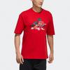 adidas CNY GFX T Тематический узор Тренировочная спортивная футболка с коротким рукавом Красная мужская GP1836