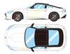 Модель EIDOLON Nissan Fairlady Z Version ST 2025 Brilliant White Black Finished Model EM805D 1/43 (РЗ34) Жемчуг/Супер