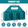 Держатель для 6/4 аккумуляторов Makita 18V и 14.4V Портативный и прочный кейс для аккумуляторов Компактный органайзер для удобного хранения и транспортировки