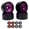 4pcs 1.9 Inch RC Wheel Hub RC Accessories Aluminum Alloy Wheel Hub for 1/10 RC Crawler Car