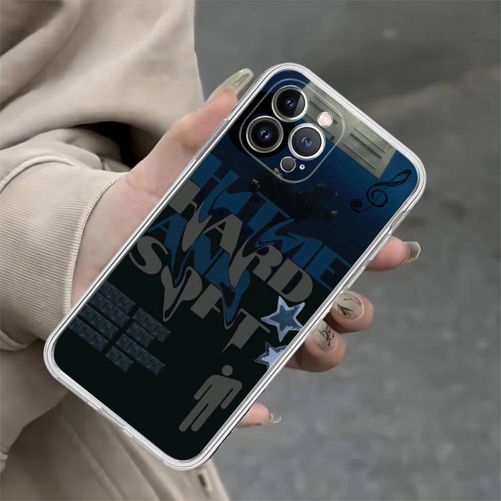 Поп E-Eilish Звезда B-billie Прозрачный чехол для телефона для IPhone 17 Air 16 Pro Max 15 14 13 12 11Plus Ударопрочный чехол