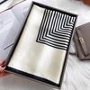 Elegant Striped Silk Scarf: Large Square for Women’s Spring & Autumn, Versatile Sunscreen, Mulberry Silk 90 Shawl