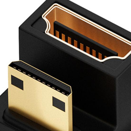 HDMI-совместимый угловой адаптер-удлинитель с углом 90 градусов, штекерный, 8K 60 Гц