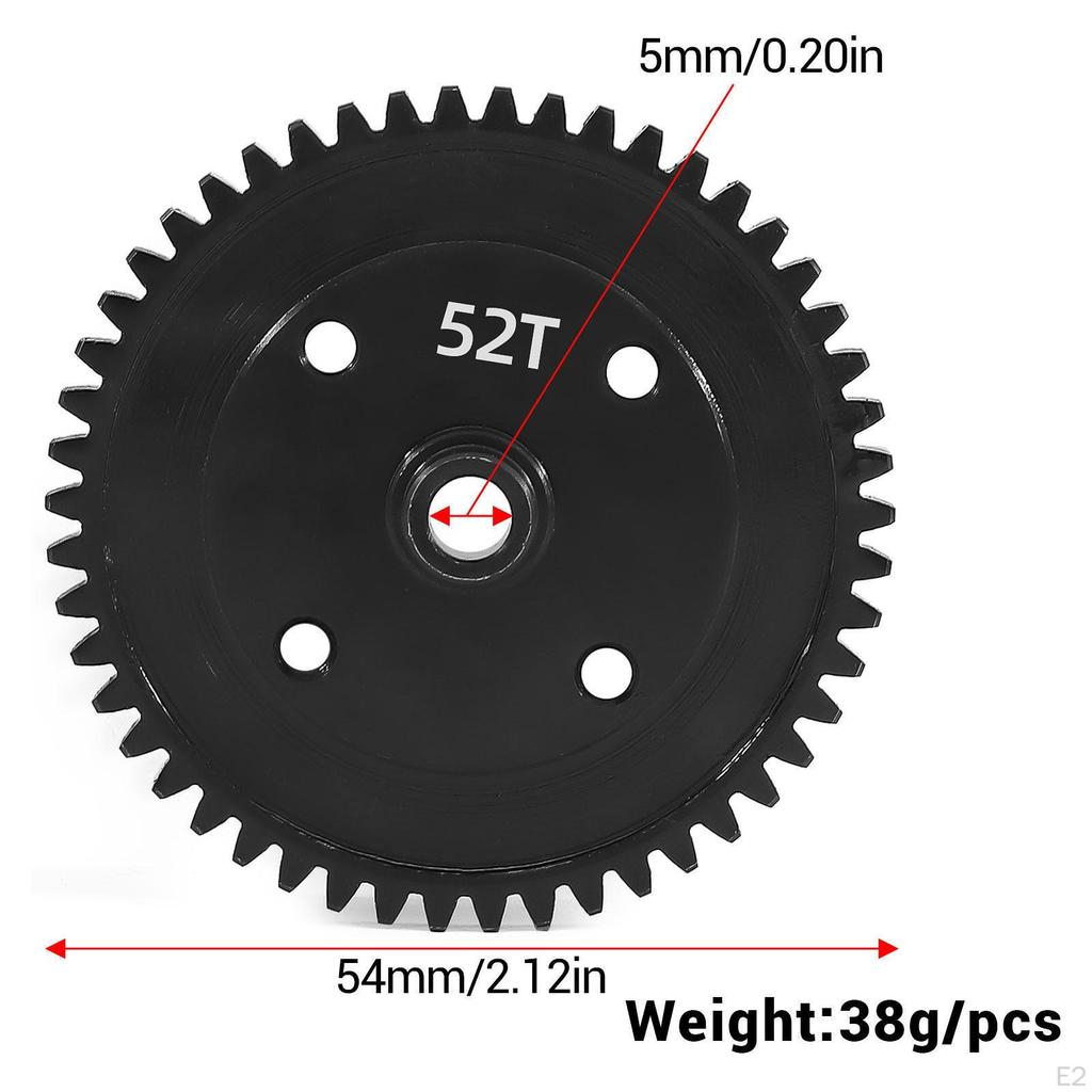 RC Car 52T Gear Ar310429 Repair Part Professional High Performance Sturdy W290 Accessories for 1:8