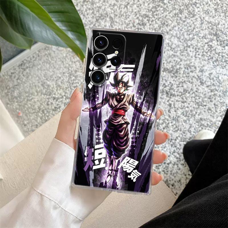 Gogeta Blue Goku S26 Ultra Case Coque For Samsung Galaxy S25 S26 S24 S23 Ultra S22 S20 Plus S21 S25 FE A57 5G Clear Phone Cover