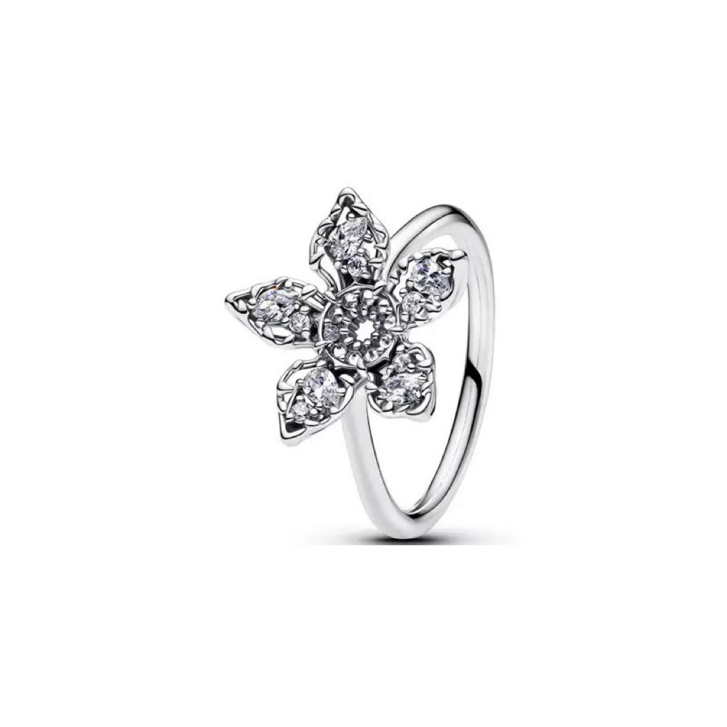 Butterfly Bow Ring Heart Shaped Rose Zircon Ring S925 Silver For Women's Ring Wedding Jewelry Gifts