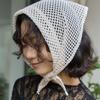 The GREEN Lab Knit Crochet Bandana Scarf (2colors)