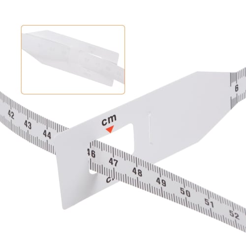 uxcell Head Circumference Measuring Tape, 70cm, Plastic, for Measuring Children's Head and Arm Circumference, White