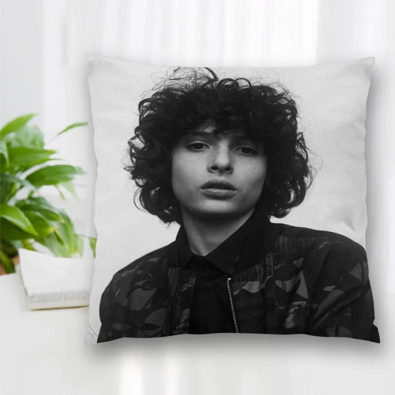 Hot Sale Custom Finn Wolfhard Square Pillowcase Zipper Pillowcase Living Room Bedroom Multi-Size 35x35cm 45x45cm